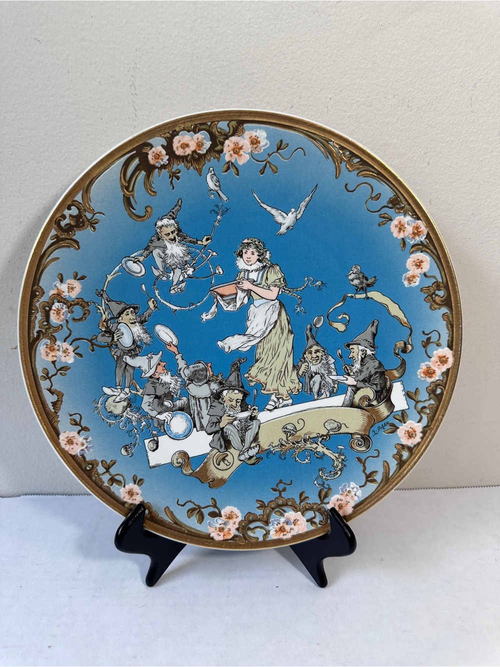 Villeroy & Boch Mettlach 1980 Snow White and the Seven Dwarfs Collector Plate